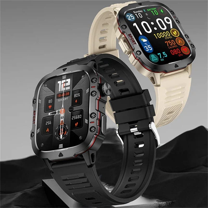 Rugged Outdoor Smart Watch - 100+ Sports Modes