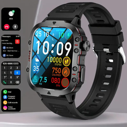 Rugged Outdoor Smart Watch - 100+ Sports Modes