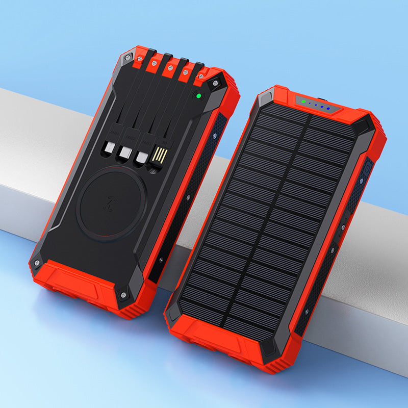 Solar Wireless Portable Power Bank