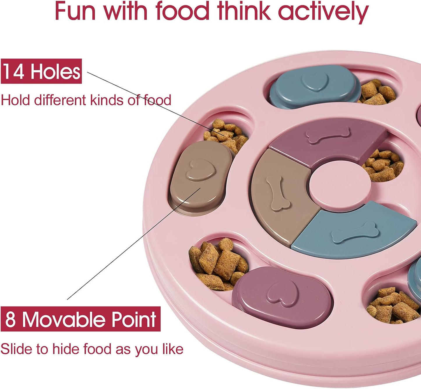 Dogs Food Puzzle Feeder Toys for IQ Training