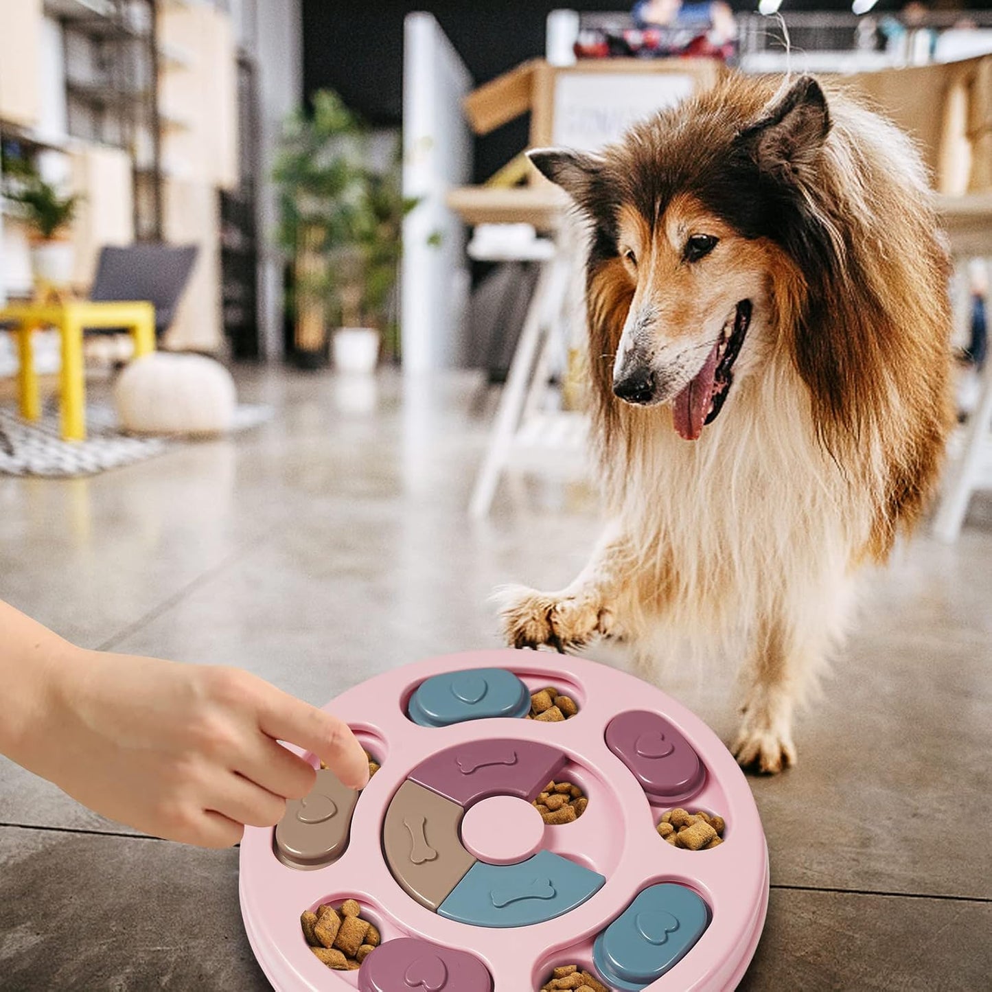 Dogs Food Puzzle Feeder Toys for IQ Training