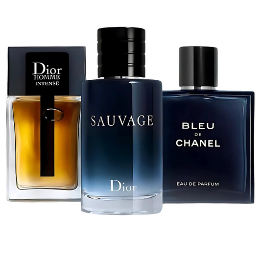 Kit 3 Parfums Exclusifs - Homme Intense, Sauvage Et Bleu De Chanel Jean Miss