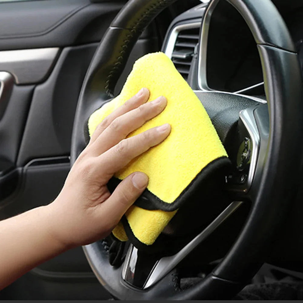 High-Absorption Microfiber Car Wash Towels – Thick, Soft Drying Cloths for Ultimate Car Care and Detailing