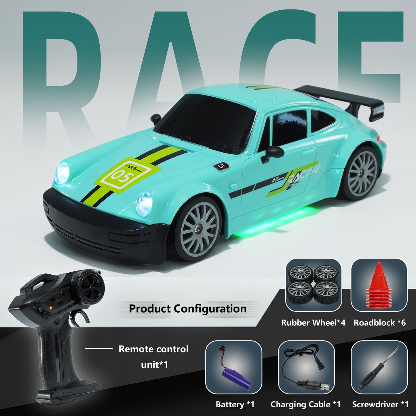 4WD Electric Racing Car Toy