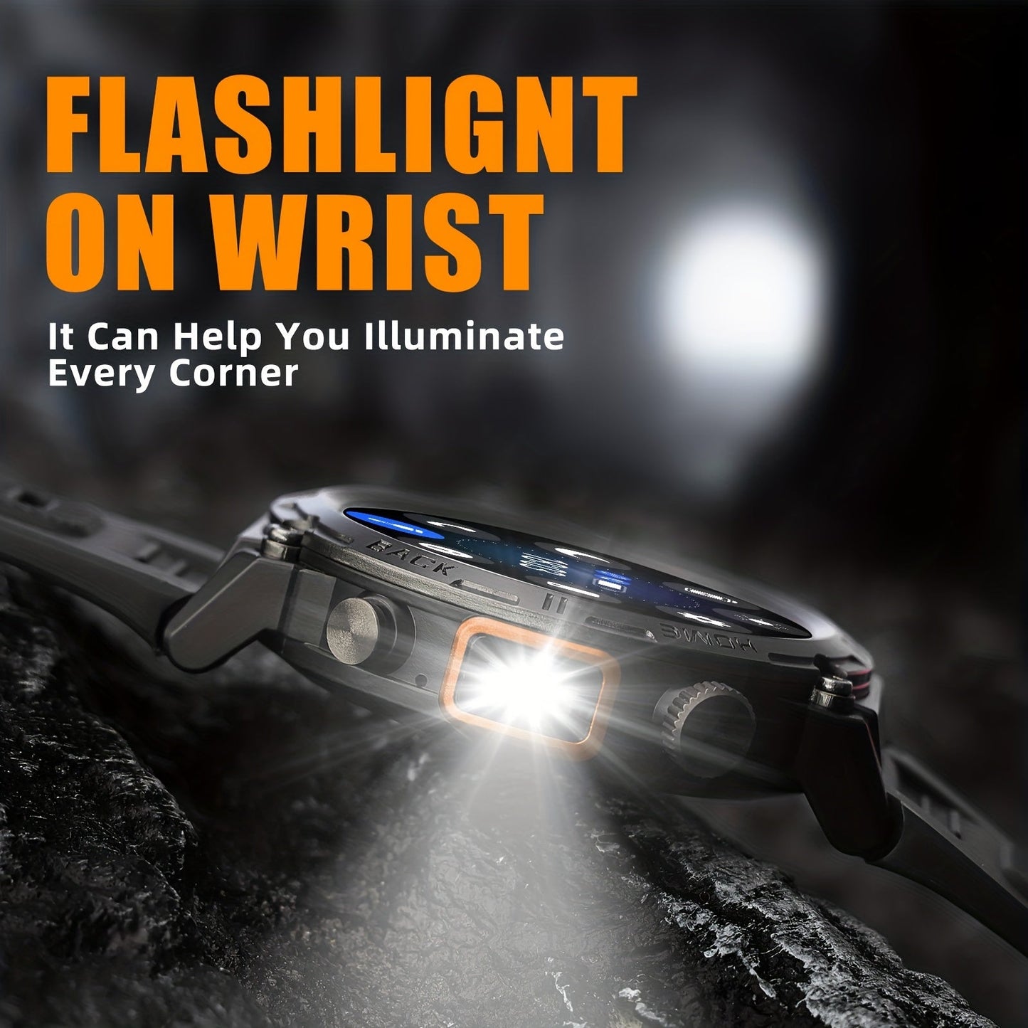 【🔥Today's lowest price】🔥2024 new smartwatch with flashlight