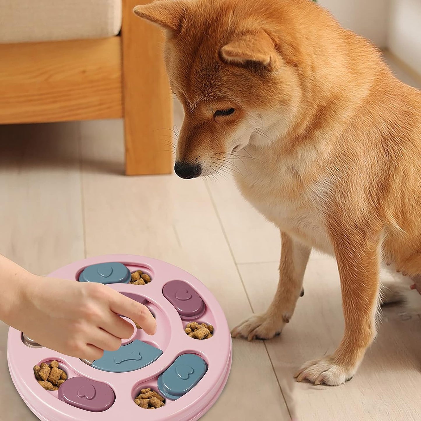 Dogs Food Puzzle Feeder Toys for IQ Training