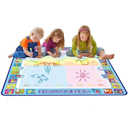 🔥 Water Doodle Mat ,Aqua Painting Drawing Mat Mess Free Learning Toy Mat