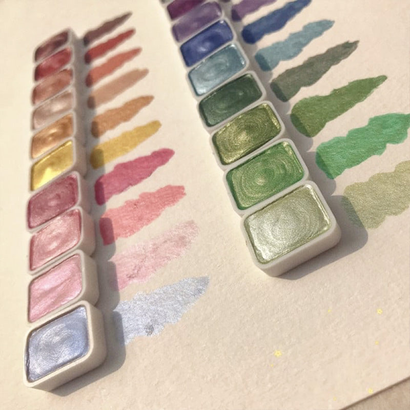 20 Colors Watercolor Painting Set