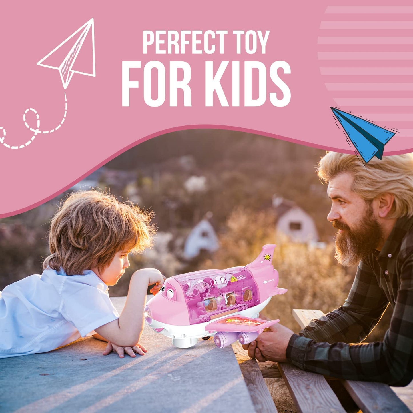 (🎁UP TO 49% OFF) 360° Rotating Electric Toy Plane ✈